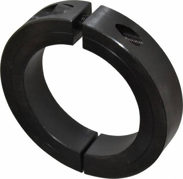 Climax Metal Products - 2-15/16" Bore, Steel, Two Piece Shaft Collar - 4-1/4" Outside Diam, 7/8" Wide - Exact Industrial Supply