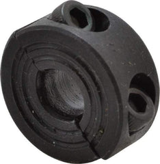 Climax Metal Products - 7mm Bore, Steel, Two Piece Shaft Collar - 3/4" Outside Diam - Exact Industrial Supply