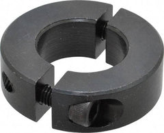 Climax Metal Products - 25mm Bore, Steel, Two Piece Shaft Collar - 1-7/8" Outside Diam - Exact Industrial Supply