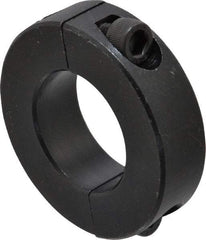 Climax Metal Products - 30mm Bore, Steel, Two Piece Shaft Collar - 2-1/8" Outside Diam - Exact Industrial Supply