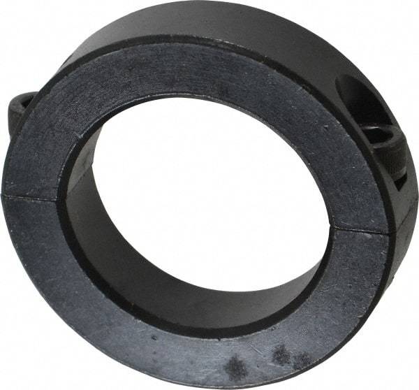 Climax Metal Products - 40mm Bore, Steel, Two Piece Shaft Collar - 2-3/8" Outside Diam - Exact Industrial Supply