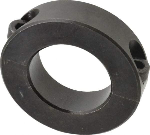 Climax Metal Products - 42mm Bore, Steel, Two Piece Shaft Collar - 2-7/8" Outside Diam - Exact Industrial Supply