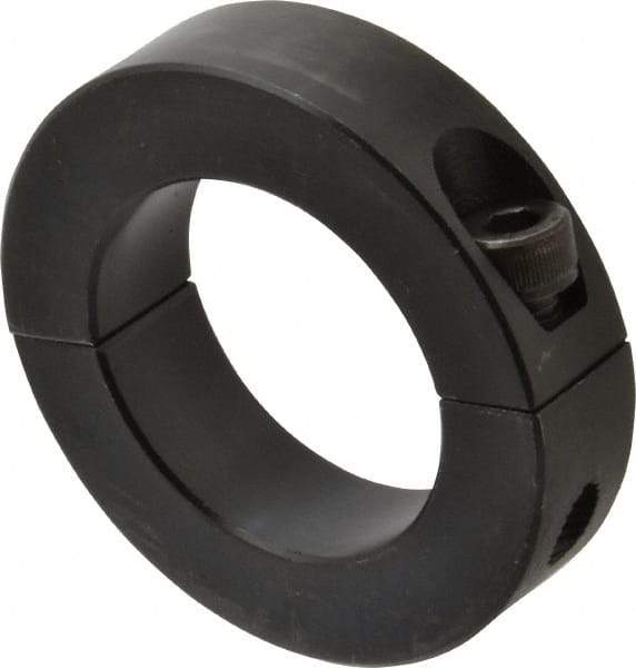 Climax Metal Products - 50mm Bore, Steel, Two Piece Shaft Collar - 3-1/8" Outside Diam - Exact Industrial Supply