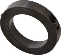 Climax Metal Products - 70mm Bore, Steel, Two Piece Shaft Collar - 4" Outside Diam - Exact Industrial Supply