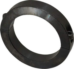 Climax Metal Products - 80mm Bore, Steel, Two Piece Shaft Collar - 4-1/4" Outside Diam - Exact Industrial Supply