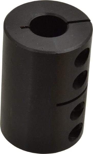 Climax Metal Products - 5/8" Inside x 1-1/2" Outside Diam, Rigid Coupling without Keyway - 2-1/4" Long - Exact Industrial Supply
