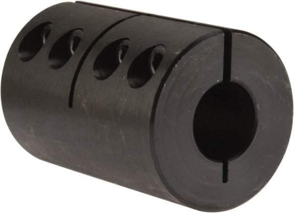 Climax Metal Products - 3/4" Inside x 1-3/4" Outside Diam, Rigid Coupling without Keyway - 2-5/8" Long - Exact Industrial Supply