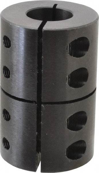 Climax Metal Products - 7/8" Inside x 1-7/8" Outside Diam, Rigid Coupling without Keyway - 2-7/8" Long - Exact Industrial Supply