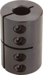 Climax Metal Products - 1-3/8" Inside x 2-3/8" Outside Diam, Rigid Coupling without Keyway - 3-5/8" Long - Exact Industrial Supply