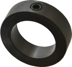 Climax Metal Products - 2" Bore, Steel, Set Screw Shaft Collar - 3" Outside Diam, 7/8" Wide - Exact Industrial Supply