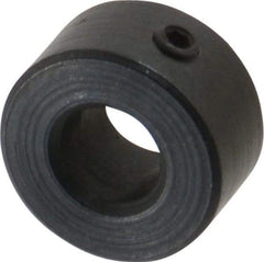 Climax Metal Products - 4mm Bore, Steel, Set Screw Shaft Collar - 3/8" Outside Diam - Exact Industrial Supply