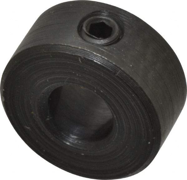 Climax Metal Products - 5mm Bore, Steel, Set Screw Shaft Collar - 1/2" Outside Diam - Exact Industrial Supply