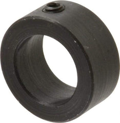 Climax Metal Products - 20mm Bore, Steel, Set Screw Shaft Collar - 1-1/4" Outside Diam - Exact Industrial Supply