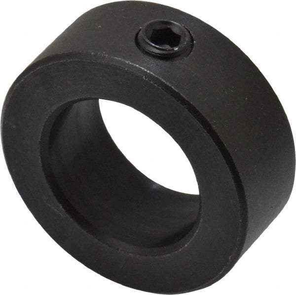Climax Metal Products - 25mm Bore, Steel, Set Screw Shaft Collar - 1-5/8" Outside Diam - Exact Industrial Supply