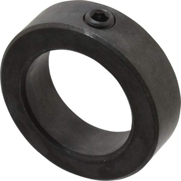 Climax Metal Products - 40mm Bore, Steel, Set Screw Shaft Collar - 2-3/8" Outside Diam - Exact Industrial Supply