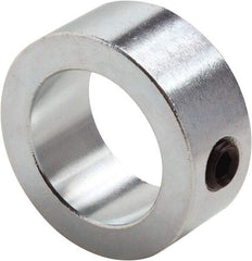 Climax Metal Products - 1/16" Bore, Steel, Set Screw Shaft Collar - 1/4" Outside Diam, 3/16" Wide - Exact Industrial Supply