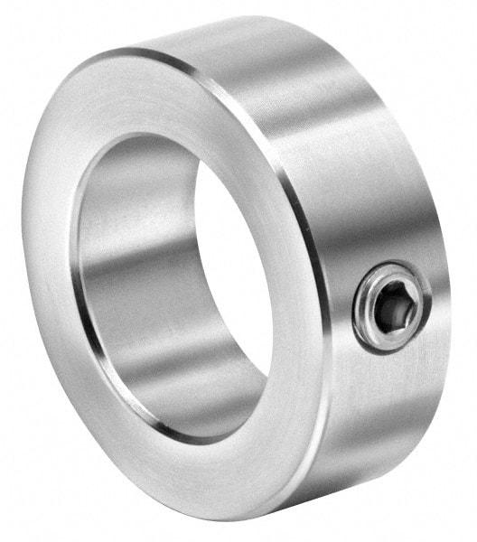 Climax Metal Products - 5-7/16" Bore, Steel, Set Screw Shaft Collar - 6-1/2" Outside Diam, 1-1/4" Wide - Exact Industrial Supply