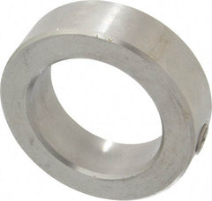 Climax Metal Products - 2" Bore, Stainless Steel, Set Screw Shaft Collar - 3" Outside Diam, 7/8" Wide - Exact Industrial Supply