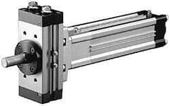 SMC PNEUMATICS - 40mm Bore, 180° Rotation, Air Actuator - 101.5 Max psi - Exact Industrial Supply