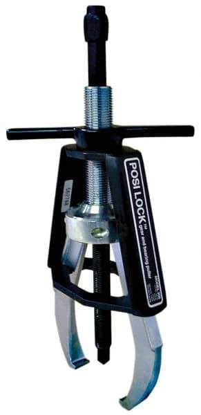 Posi Lock Puller - 7" Spread, 6 Ton Capacity, Puller - 6" Reach, 13" Long, For Bearings, Gears & Pulleys - Exact Industrial Supply