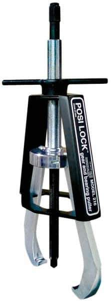 Posi Lock Puller - 25" Spread, 35 Ton Capacity, Puller - 14" Reach, 32" Long, For Bearings, Gears & Pulleys - Exact Industrial Supply