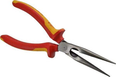 Knipex - 8" OAL, Cutting Pliers - 2-15/16" Jaw Length x 11/16" Jaw Width - Exact Industrial Supply