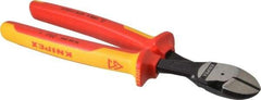 Knipex - 10" OAL, 3/16" Capacity, Diagonal Cutter - 15/16" Jaw Length x 1-1/16" Jaw Width - Exact Industrial Supply