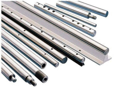 Thomson Industries - 5/8" Diam, 4' Long, Stainless Steel Standard Round Linear Shafting - 50-55C Hardness, .6245/.6240 Tolerance - Exact Industrial Supply