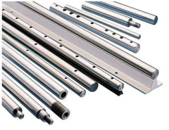 Thomson Industries - 5/8" Diam, 1' Long, Chrome Plated Steel Standard Round Linear Shafting - 60-65C Hardness, .6245/.6240 Tolerance - Exact Industrial Supply