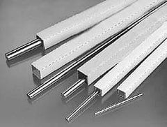 Thomson Industries - 8mm Diam, 600mm Long, Steel Annealed End Round Linear Shafting - 60C Hardness - Exact Industrial Supply
