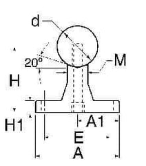 Thomson Industries - 1-1/4" Shaft Diam, 2-1/2" Base Width, Stainless Steel Shaft, Aluminum Rail, Round Shaft Assemblies - 48" Long, 0.56" Neck Width - Exact Industrial Supply