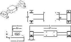 Thomson Industries - Manually Driven Linear Motion System - 24" Long x 1.63" Wide - Exact Industrial Supply