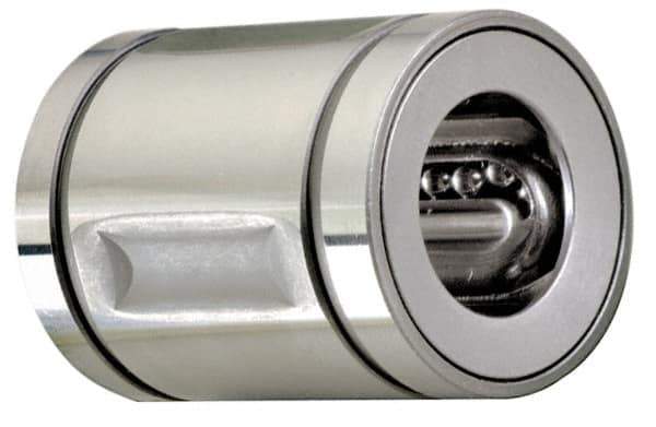 Thomson Industries - 4" Inside Diam, 5,000 Lbs. Dynamic Capacity, Open Linear Bearing - Exact Industrial Supply