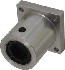 Thomson Industries - 2.13" Inside Diam, 1050/2100 Lbs. Dynamic Capacity, Single Flanged Pillow Block Linear Bearing - 2-3/4" Overall Width - Exact Industrial Supply