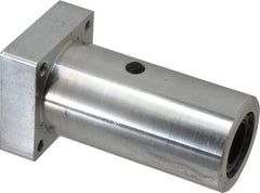 Thomson Industries - 1" Inside Diam, 1900/3800 Lbs. Dynamic Capacity, Twin Flanged Pillow Block Linear Bearing - 2-3/4" Overall Width - Exact Industrial Supply