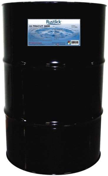 Rustlick - Ultracut 380R, 55 Gal Drum Cutting & Grinding Fluid - Semisynthetic - Exact Industrial Supply