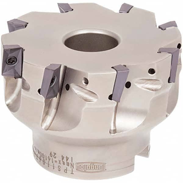 Tungaloy - 4" Cut Diam, 1-1/2" Arbor Hole Diam, Indexable Square-Shoulder Face Mill - Exact Industrial Supply