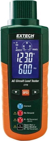 Extech - Receptacle Tester - 240 VAC - Exact Industrial Supply