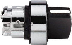 Schneider Electric - 22mm Mount Hole, 3 Position, Handle Operated, Selector Switch - Black, Maintained (MA), Nonilluminated, Shock, Vibration and Water Resistant - Exact Industrial Supply