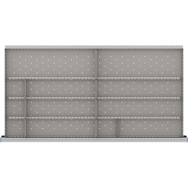 LISTA - 12-Compartment Drawer Divider Layout for 3.15" High Drawers - Exact Industrial Supply