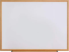Universal One - 36" High x 48" Wide Dry Erase - Melamine, Includes Mounting Kit - Exact Industrial Supply