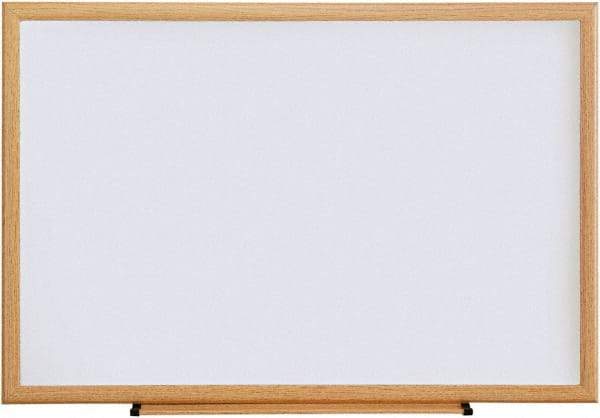 Universal One - 24" High x 36" Wide Dry Erase - Melamine, Includes Mounting Kit - Exact Industrial Supply