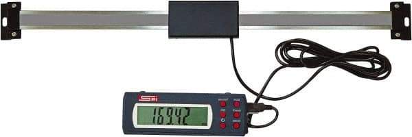 SPI - Electronic Linear Scales Maximum Measurement (Inch): 6 Horizontal or Vertical: Horizontal, Vertical - Exact Industrial Supply