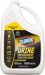 Clorox - 128 oz Bottle Liquid Bathroom Cleaner - Clean Floral Scent, Disinfectant, Urinals, Carpet, Upholstery & Concrete - Exact Industrial Supply