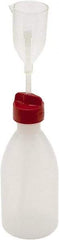 Dynalon Labware - 250 mL Dispensing Bottle - Polyethylene, Translucent, 11.1" High x 2.4" Diam - Exact Industrial Supply