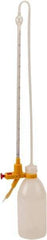 Dynalon Labware - 15 ml Borosilicate Glass Burette, Polyethylene Bottle Titrating Burette - 4-39/64" Diam x 19-19/64" High - Exact Industrial Supply