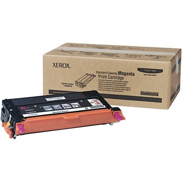 Xerox - Magenta Toner Cartridge - Use with Xerox Phaser 6180 - Exact Industrial Supply