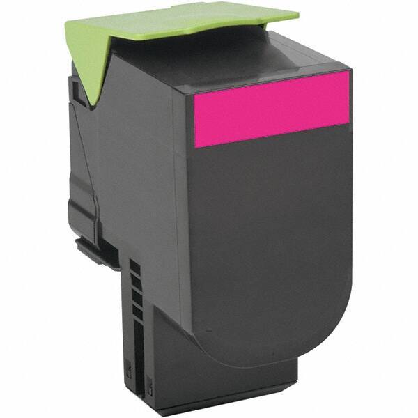 Lexmark - Magenta Toner Cartridge - Use with Lexmark CX410E, CX310N, CX510DE, CX410DE, CX510DHE, CX510DTHE, CX410DTE, CX310DN - Exact Industrial Supply