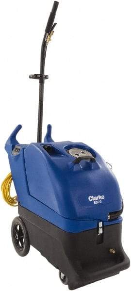 Clarke - 12" Cleaning Width, 140" Water Lift, Walk Behind Portable Carpet Extractor - 12.5 Gal Tank Capacity, 11 Gal Tank Recovery Capacity, 100 Pump psi - Exact Industrial Supply