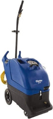 Clarke - 12" Cleaning Width, 140" Water Lift, Walk Behind Portable Carpet Extractor - 12.5 Gal Tank Capacity, 11 Gal Tank Recovery Capacity, 100 Pump psi, Has Heater - Exact Industrial Supply